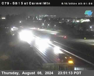 NB 15 at Carmel Mountain Rd.