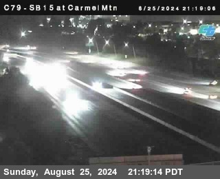 NB 15 at Carmel Mountain Rd.