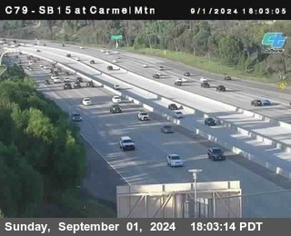 NB 15 at Carmel Mountain Rd.