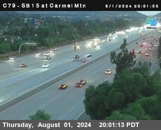 NB 15 at Carmel Mountain Rd.