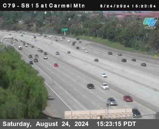 NB 15 at Carmel Mountain Rd.