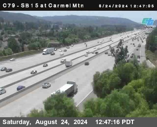 NB 15 at Carmel Mountain Rd.