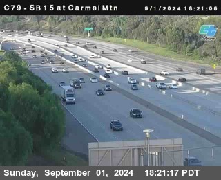 NB 15 at Carmel Mountain Rd.