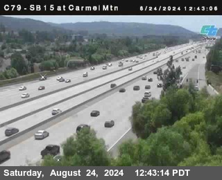 NB 15 at Carmel Mountain Rd.