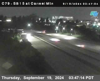 NB 15 at Carmel Mountain Rd.