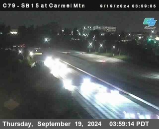 NB 15 at Carmel Mountain Rd.