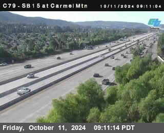 NB 15 at Carmel Mountain Rd.