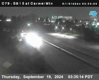 NB 15 at Carmel Mountain Rd.