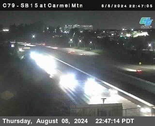 NB 15 at Carmel Mountain Rd.