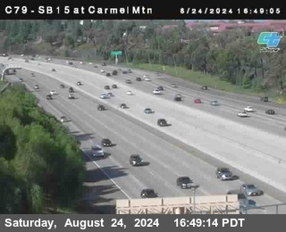 NB 15 at Carmel Mountain Rd.