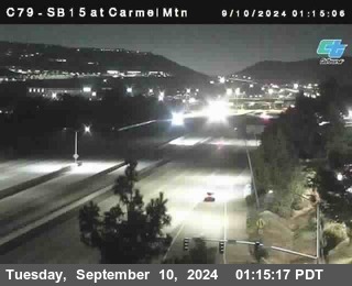 NB 15 at Carmel Mountain Rd.