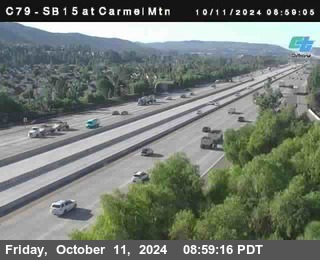 NB 15 at Carmel Mountain Rd.