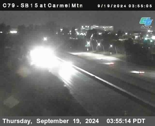 NB 15 at Carmel Mountain Rd.