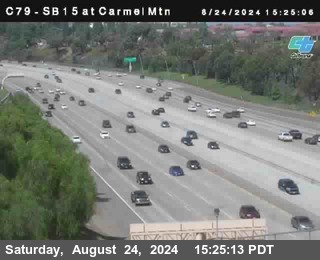 NB 15 at Carmel Mountain Rd.