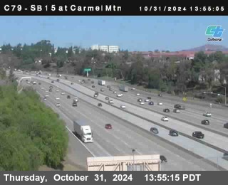 NB 15 at Carmel Mountain Rd.