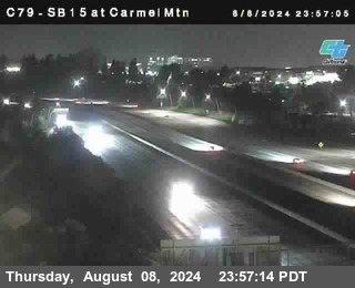 NB 15 at Carmel Mountain Rd.