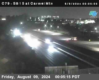 NB 15 at Carmel Mountain Rd.