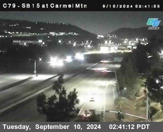 NB 15 at Carmel Mountain Rd.