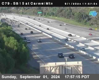 NB 15 at Carmel Mountain Rd.