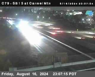 NB 15 at Carmel Mountain Rd.