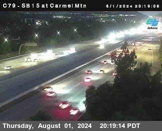 NB 15 at Carmel Mountain Rd.