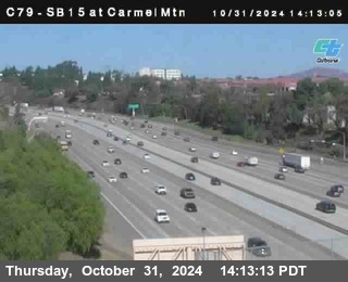 NB 15 at Carmel Mountain Rd.