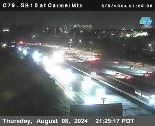 NB 15 at Carmel Mountain Rd.