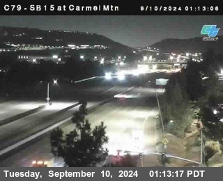 NB 15 at Carmel Mountain Rd.