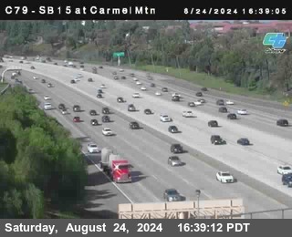 NB 15 at Carmel Mountain Rd.