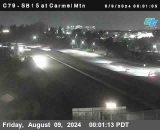 NB 15 at Carmel Mountain Rd.