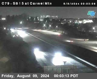 NB 15 at Carmel Mountain Rd.