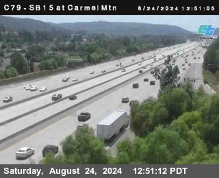 NB 15 at Carmel Mountain Rd.