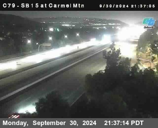 NB 15 at Carmel Mountain Rd.