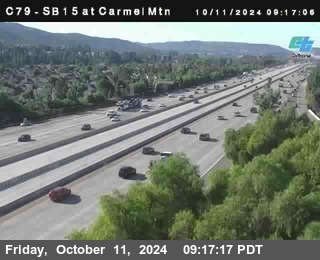 NB 15 at Carmel Mountain Rd.