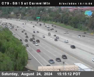 NB 15 at Carmel Mountain Rd.