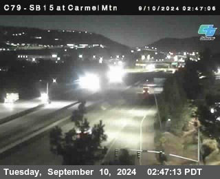 NB 15 at Carmel Mountain Rd.