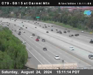 NB 15 at Carmel Mountain Rd.