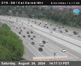 NB 15 at Carmel Mountain Rd.