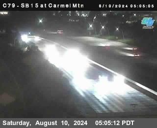 NB 15 at Carmel Mountain Rd.