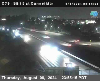 NB 15 at Carmel Mountain Rd.