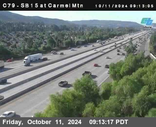 NB 15 at Carmel Mountain Rd.