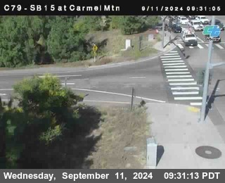 NB 15 at Carmel Mountain Rd.