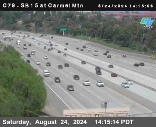 NB 15 at Carmel Mountain Rd.