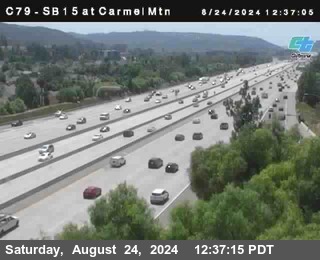 NB 15 at Carmel Mountain Rd.