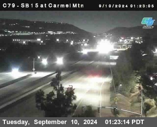 NB 15 at Carmel Mountain Rd.