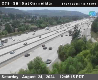 NB 15 at Carmel Mountain Rd.