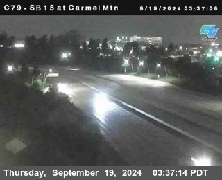 NB 15 at Carmel Mountain Rd.