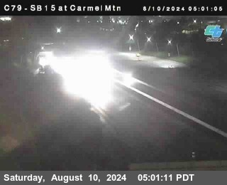 NB 15 at Carmel Mountain Rd.