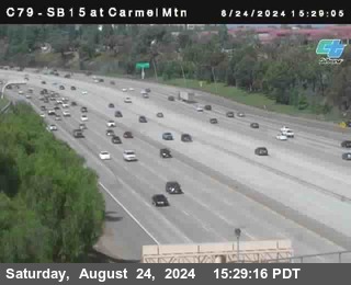 NB 15 at Carmel Mountain Rd.