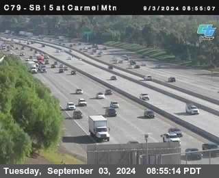 NB 15 at Carmel Mountain Rd.